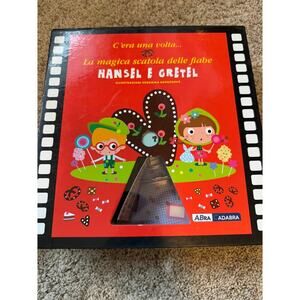 HANSEL and GRETEL Italian Carousel Pop Up Tunnel Book Diorama Veronika Kopeckova